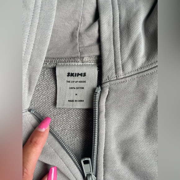 SKIMS Outdoor Zip Up Hoodie - Pacific - Picture 2 of 5